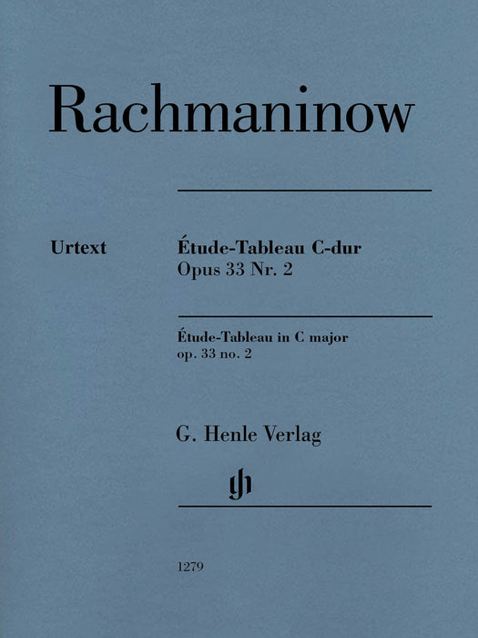 Étude-Tableau in C Major, Op. 33 No. 2 Piano Solo 拉赫瑪尼諾夫 音畫練習曲 鋼琴 亨乐版 | 小雅音樂 Hsiaoya Music