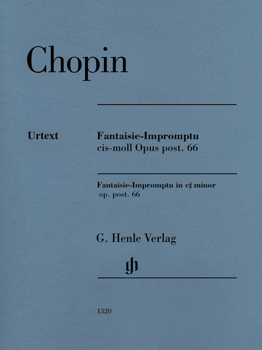 Fantaisie-Impromptu C-sharp Minor Op. Post. 66 Edition with Fingering 蕭邦 幻想即興曲 鋼琴 亨乐版 | 小雅音樂 Hsiaoya Music