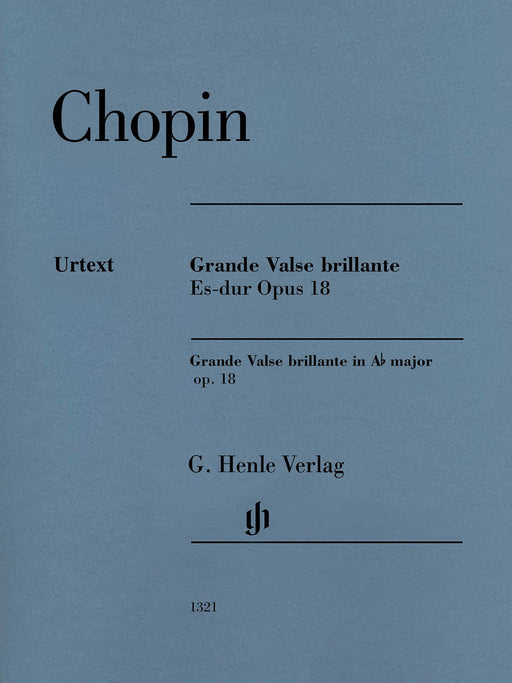 Grande Valse Brillante E-flat Major Op. 18 Edition with Fingering 蕭邦 華麗大圓舞曲 鋼琴 亨乐版 | 小雅音樂 Hsiaoya Music