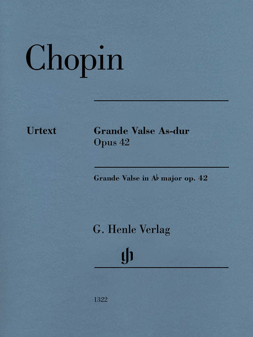 Grande Valse A-flat Major Op. 42 Edition with Fingering 蕭邦 大圓舞曲 鋼琴 亨乐版 | 小雅音樂 Hsiaoya Music