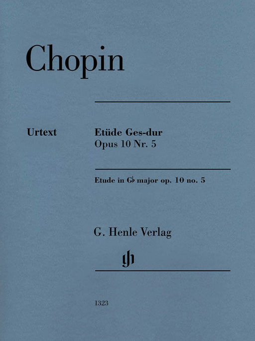 Etude in G-flat Major, Op. 10, No. 5 Edition with Fingering 蕭邦 練習曲 鋼琴 亨乐版 | 小雅音樂 Hsiaoya Music