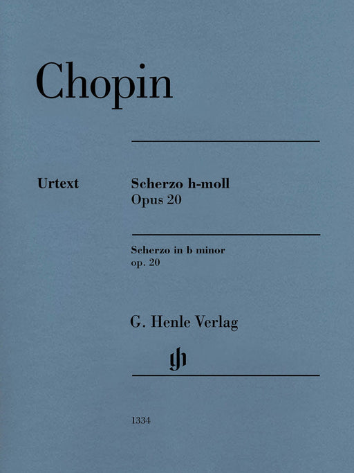 Scherzo in B minor, Op. 20 - Revised Edition Piano Solo - Revised Edition 蕭邦 詼諧曲 鋼琴 亨乐版 | 小雅音樂 Hsiaoya Music