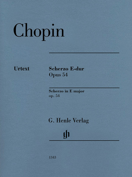 Scherzo in E Major, Op. 54 Piano 蕭邦 詼諧曲 鋼琴 亨乐版 | 小雅音樂 Hsiaoya Music
