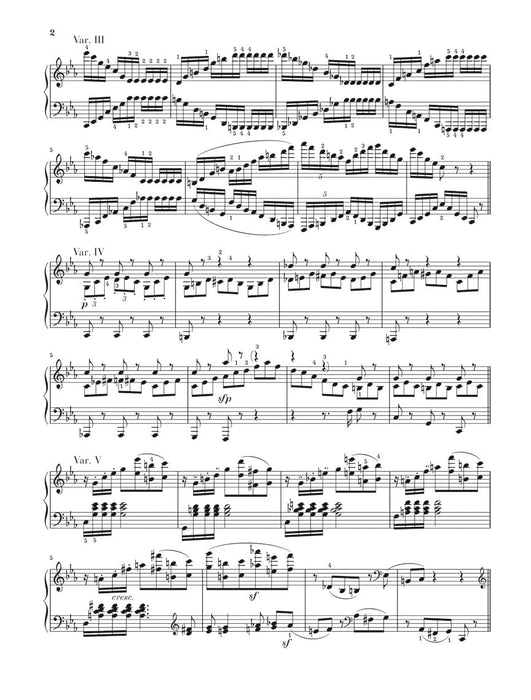 32 Variations in C minor, WoO 80 Piano Solo 貝多芬 變奏曲 鋼琴 亨乐版 | 小雅音樂 Hsiaoya Music