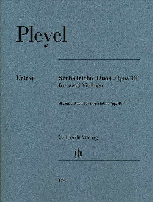 6 Duets for 2 Violins, Op. 48 普雷耶爾 小提琴二重奏 亨乐版 | 小雅音樂 Hsiaoya Music