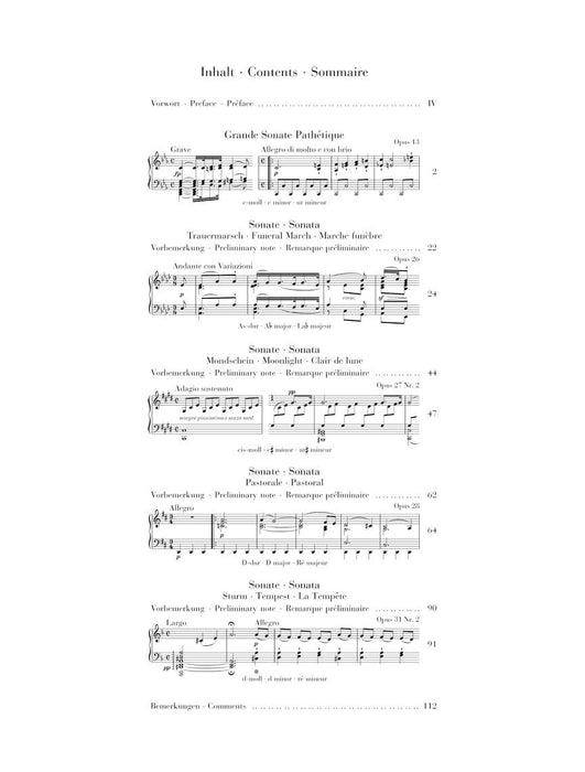 Five Famous Piano Sonatas 貝多芬 鋼琴 奏鳴曲 亨乐版 | 小雅音樂 Hsiaoya Music