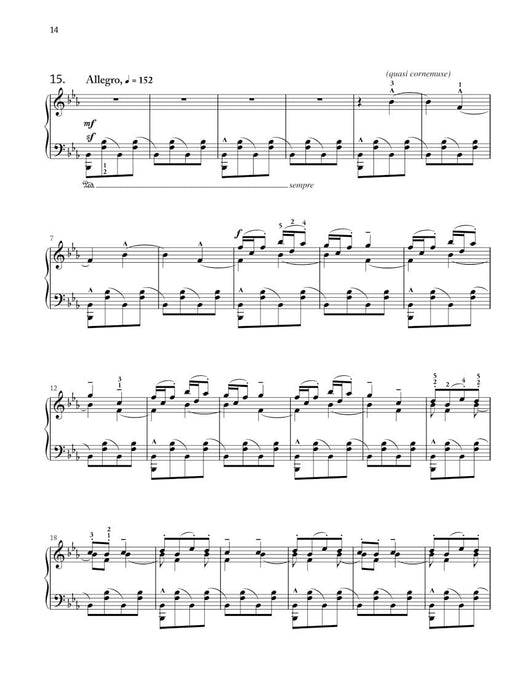 15 Hungarian Peasant Songs Piano Solo 巴爾托克 鋼琴 亨乐版 | 小雅音樂 Hsiaoya Music