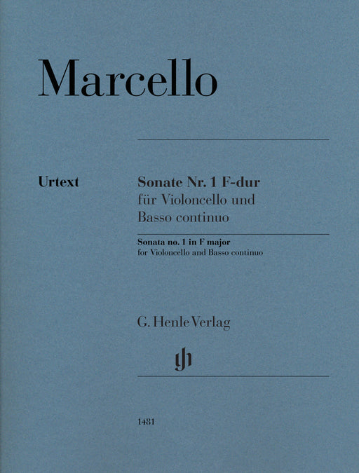 Sonata No. 1 in F Major for Violoncello and Basso Continuo 馬爾切羅貝內代托 大提琴奏鳴曲 F大調 | 小雅音樂 Hsiaoya Music