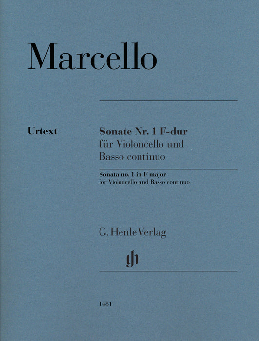 Sonata No. 1 in F Major for Violoncello and Basso Continuo 馬爾切羅貝內代托 大提琴奏鳴曲 F大調 | 小雅音樂 Hsiaoya Music