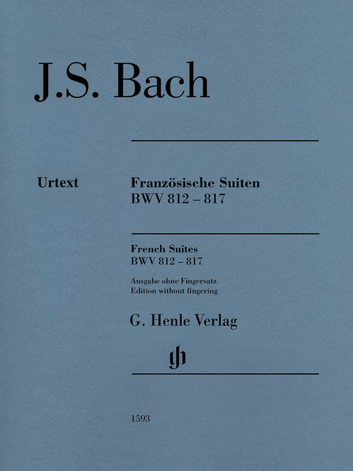 French Suites BWV 812-817 Edition Without Fingering 巴赫‧約翰瑟巴斯提安 法國組曲 鋼琴 亨乐版 | 小雅音樂 Hsiaoya Music