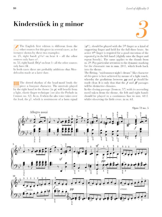 Mendelssohn: At the Piano 13 Well-Known Original Pieces in Progressive Order 孟德爾頌‧菲利克斯 鋼琴 小品 亨乐版 | 小雅音樂 Hsiaoya Music