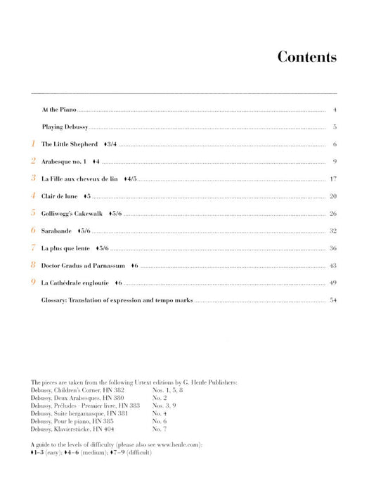 Debussy: At the Piano 9 Well-Known Original Pieces in Progressive Order 德布西 鋼琴 小品 亨乐版 | 小雅音樂 Hsiaoya Music