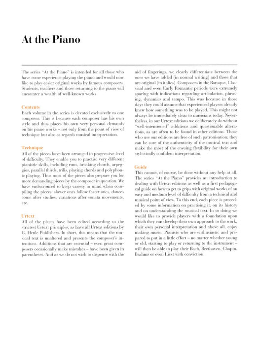 Robert Schumann: At the Piano 17 Well-Known Original Pieces in Progressive Order 舒曼‧羅伯特 鋼琴 小品 亨乐版 | 小雅音樂 Hsiaoya Music