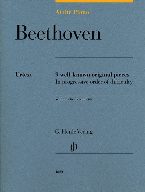 Beethoven: At the Piano 9 Well-Known Original Pieces in Progressive Order 貝多芬 鋼琴 小品 鋼琴 亨乐版 | 小雅音樂 Hsiaoya Music