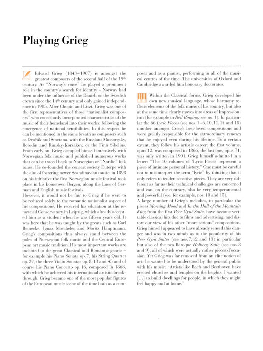 Grieg: At the Piano 15 Well-Known Original Pieces in Progressive Order 葛利格 鋼琴 小品 亨乐版 | 小雅音樂 Hsiaoya Music