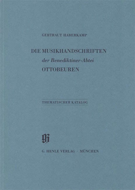 Benediktiner-Abtei Ottobeuren Catalogues of Music Collections in Bavaria Vol. 12 Paperbound 亨乐版 | 小雅音樂 Hsiaoya Music