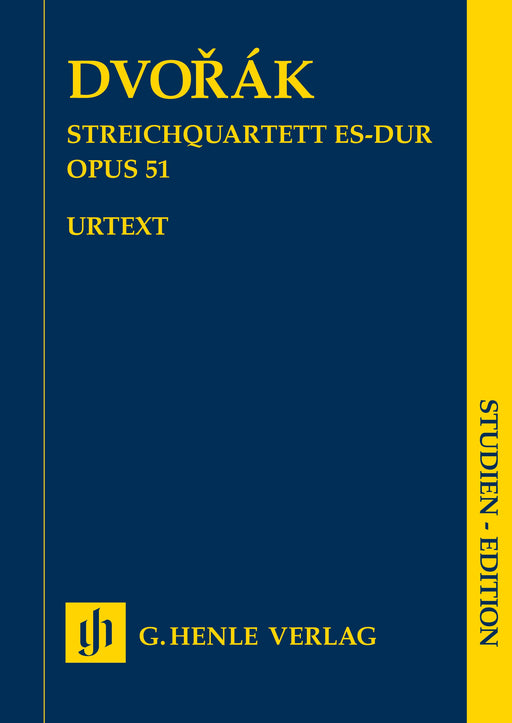 String Quartet in E-flat Major, Op. 51 Study Score 德弗札克 弦樂四重奏 降E大調 總譜 | 小雅音樂 Hsiaoya Music