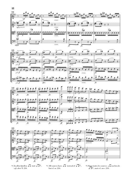 String Quartet G Major Op. 106 德弗札克 弦樂四重奏 總譜 亨乐版 | 小雅音樂 Hsiaoya Music