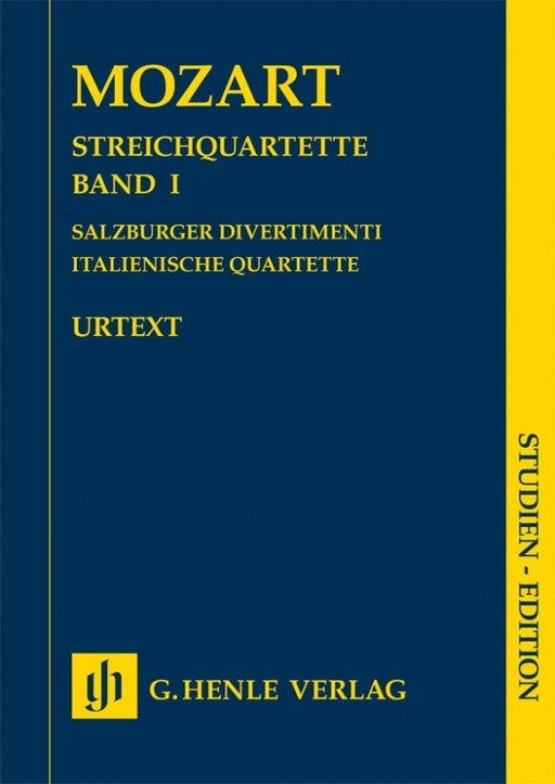 String Quartets Vol. 1 (Salzburg Divertimenti, Italian Quartets) Study Score 莫札特 弦樂四重奏 總譜 | 小雅音樂 Hsiaoya Music