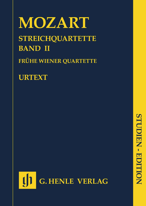String Quartets Volume 2 Early Viennese Quartets Study Score 莫札特 弦樂四重奏 總譜 亨乐版 | 小雅音樂 Hsiaoya Music