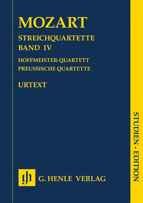 String Quartets - Volume IV 莫札特 弦樂四重奏 總譜 亨乐版 | 小雅音樂 Hsiaoya Music