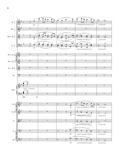 Piano Concerto No. 2 in B-flat Major, Op. 83 布拉姆斯 鋼琴協奏曲 總譜 亨乐版 | 小雅音樂 Hsiaoya Music