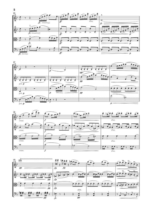 String Quartet in F Major Op. 96 (American Quartet) Study Score 德弗札克 弦樂四重奏 四重奏 總譜 亨乐版 | 小雅音樂 Hsiaoya Music