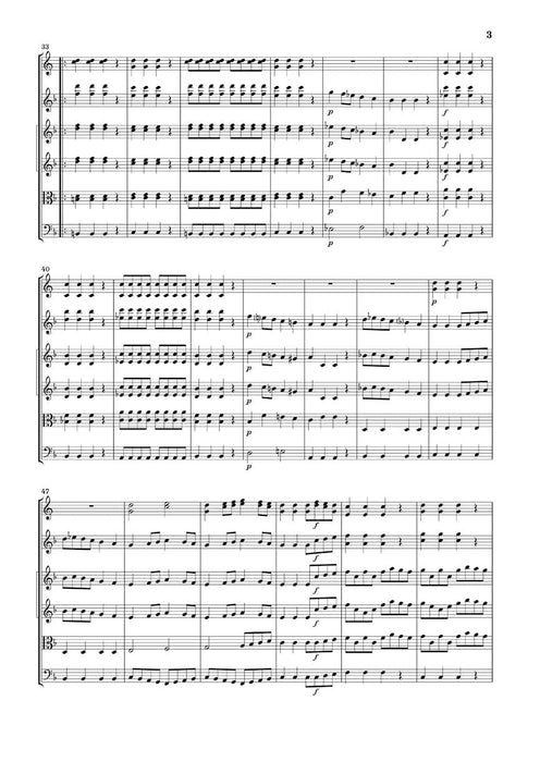 Ein Musikalischer Spass [A Musical Joke] K. 522 for 2 Violins, Viola, Basso and 2 Horns in F Study Score 莫札特 中提琴 小提琴 法國號 總譜 亨乐版 | 小雅音樂 Hsiaoya Music