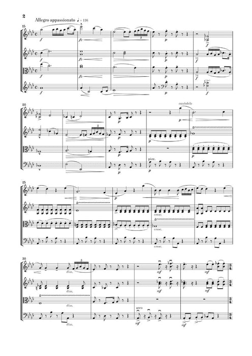 String Quartet A-flat Major Op. 105 德弗札克 弦樂四重奏 亨乐版 | 小雅音樂 Hsiaoya Music