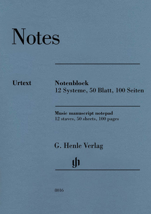 Henle Music Manuscript Notepad 手稿 亨乐版 | 小雅音樂 Hsiaoya Music