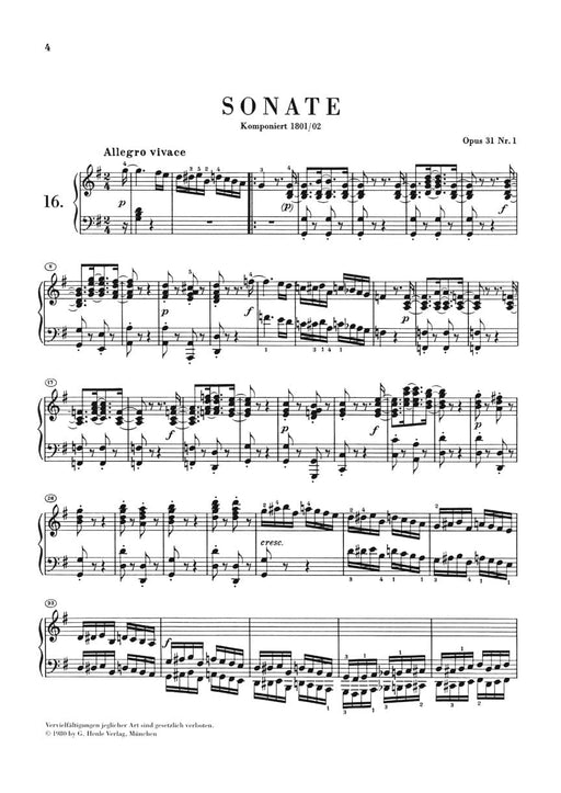 Piano Sonatas - Volume II Piano Solo Study Score 貝多芬 鋼琴 奏鳴曲 總譜 亨乐版 | 小雅音樂 Hsiaoya Music