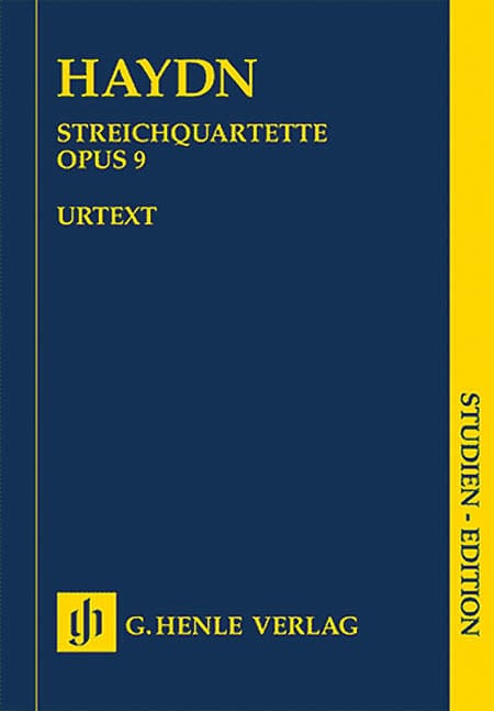 String Quartets - Volume II, Op. 9 Study Score Paperbound 海頓 弦樂 弦樂四重奏 總譜 亨乐版 | 小雅音樂 Hsiaoya Music