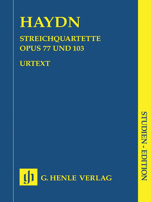 String Quartets - Volume XI Op. 77 and Op. 103 Study Score 弦樂四重奏 亨乐版 | 小雅音樂 Hsiaoya Music