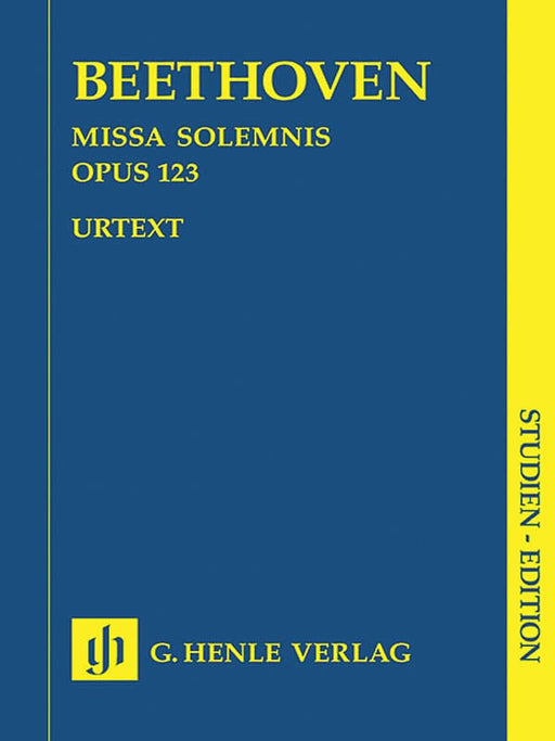 Missa Solemnis D Major Op. 123 Study Score 貝多芬 總譜 亨乐版 | 小雅音樂 Hsiaoya Music