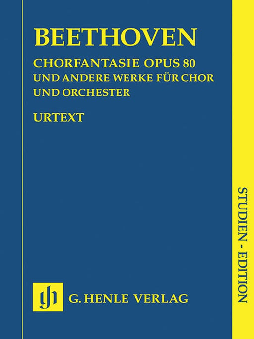 Works for Choir and Orchestra Op. 80, 112, 118, 121b, 122, WoO 95 Study Score 貝多芬 合唱團 管弦樂團 總譜 亨乐版 | 小雅音樂 Hsiaoya Music