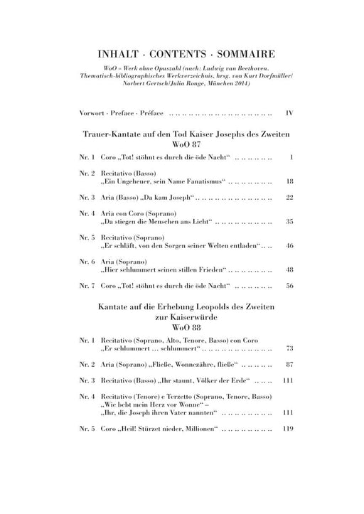 Cantatas Study Score 貝多芬 清唱劇 亨乐版 | 小雅音樂 Hsiaoya Music