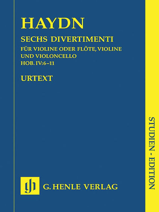 6 Divertimenti Hob.IV:6-11 Study Score 海頓 弦樂三重奏 亨乐版 | 小雅音樂 Hsiaoya Music