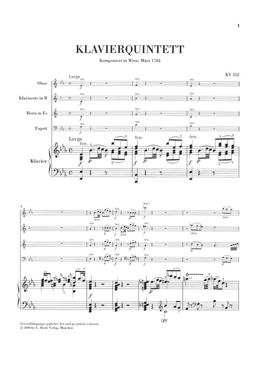 Adagio and Rondo K617 Study Score (Includes K452 and K617) 莫札特 慢板 迴旋曲 亨乐版 | 小雅音樂 Hsiaoya Music