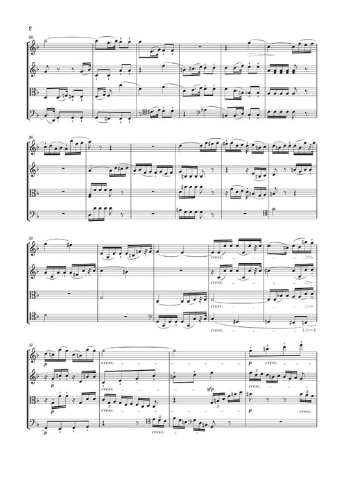 String Quartet F Major Op. 135 Study Score 貝多芬 弦樂四重奏 總譜 亨乐版 | 小雅音樂 Hsiaoya Music