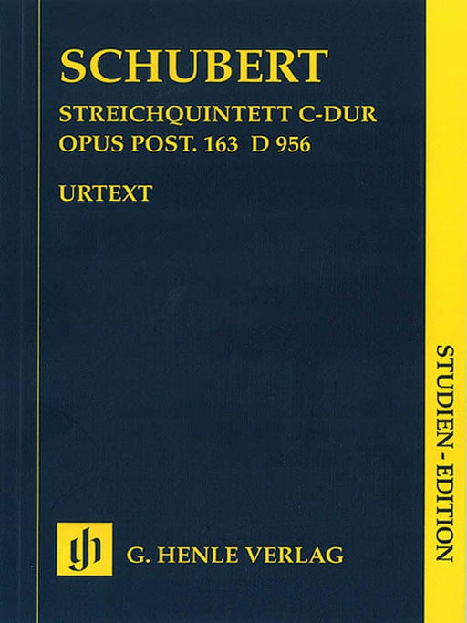 String Quintet C Major Op. Posth. 163 D 956 Study Score 舒伯特 弦樂五重奏 總譜 亨乐版 | 小雅音樂 Hsiaoya Music