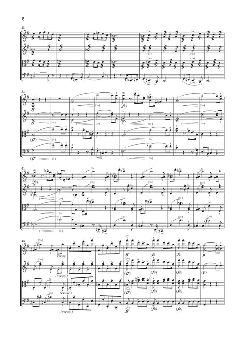 String Quartet in G Major, Op. post. 161 D 887 (Streichquartett G-Dur) 舒伯特 弦樂四重奏 總譜 亨乐版 | 小雅音樂 Hsiaoya Music
