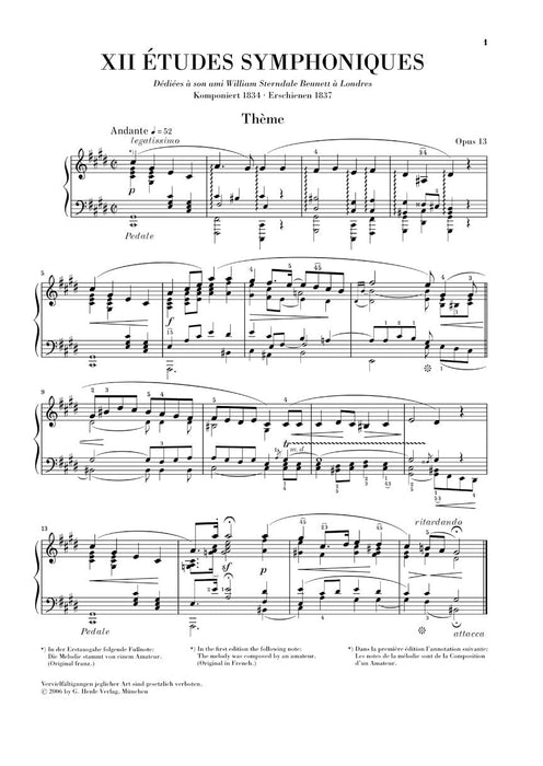 Complete Piano Works - Volume 3 Study Score 舒曼‧羅伯特 鋼琴 亨乐版 | 小雅音樂 Hsiaoya Music