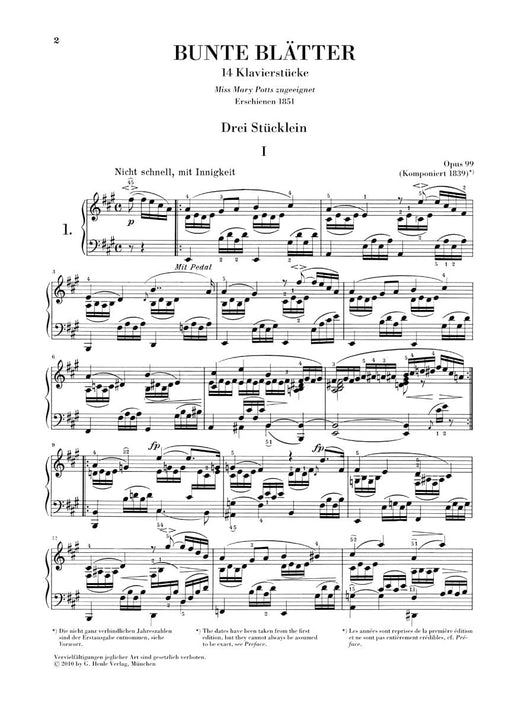Complete Piano Works - Volume 6 Study Score 舒曼‧羅伯特 鋼琴 亨乐版 | 小雅音樂 Hsiaoya Music