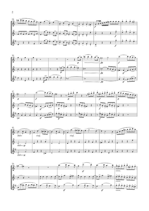 Trio in C Major, Op. 87/Variations in C Major, WoO 28 Two Oboes and English Horn Study Score 貝多芬 三重奏 英國管 雙簧管 總譜 亨乐版 | 小雅音樂 Hsiaoya Music