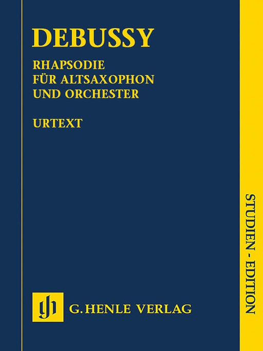 Rhapsody for Alto Saxophone and Orchestra 德布西 狂想曲 中音薩氏管 管弦樂團 總譜 亨乐版 | 小雅音樂 Hsiaoya Music