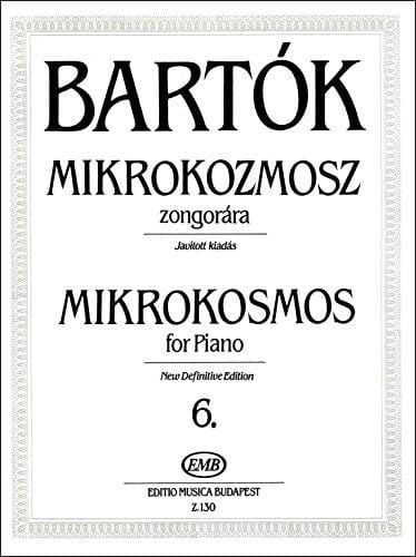 MIKROKOSMOS FOR PIANO 6 PIANO (English, German and French Edition) *鋼琴國小國中第二首 | 小雅音樂 Hsiaoya Music