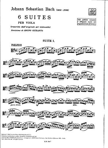 6 SUITES PER VIOLA BWV 1007 - 1012 ALTO *中提琴高中職第一首 | 小雅音樂 Hsiaoya Music