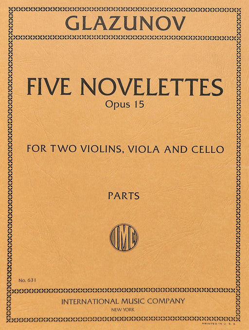 Five Novelettes, Opus 15 (Alla Spagnola; Orientale; Interludium in Modo Antico; Valse; All'Ungherese) 葛拉祖諾夫 小故事曲作品西班牙風 圓舞曲 | 小雅音樂 Hsiaoya Music