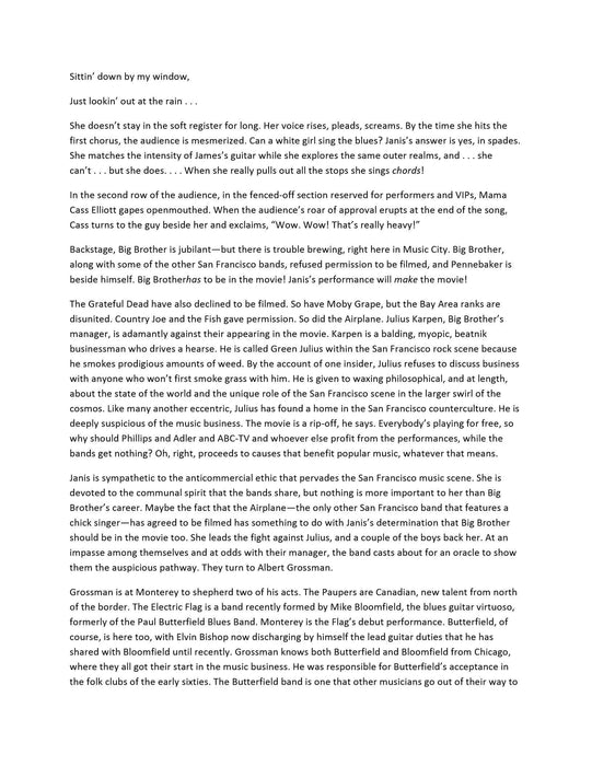 On the Road with Janis Joplin | 小雅音樂 Hsiaoya Music