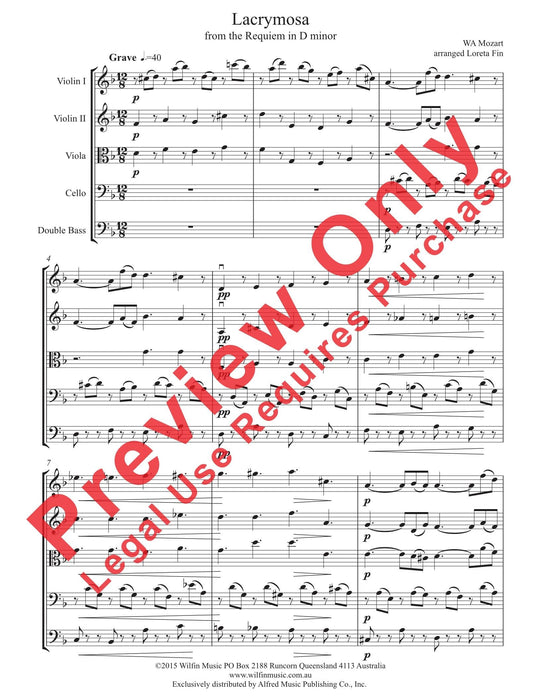 Lacrymosa 莫札特 總譜 | 小雅音樂 Hsiaoya Music